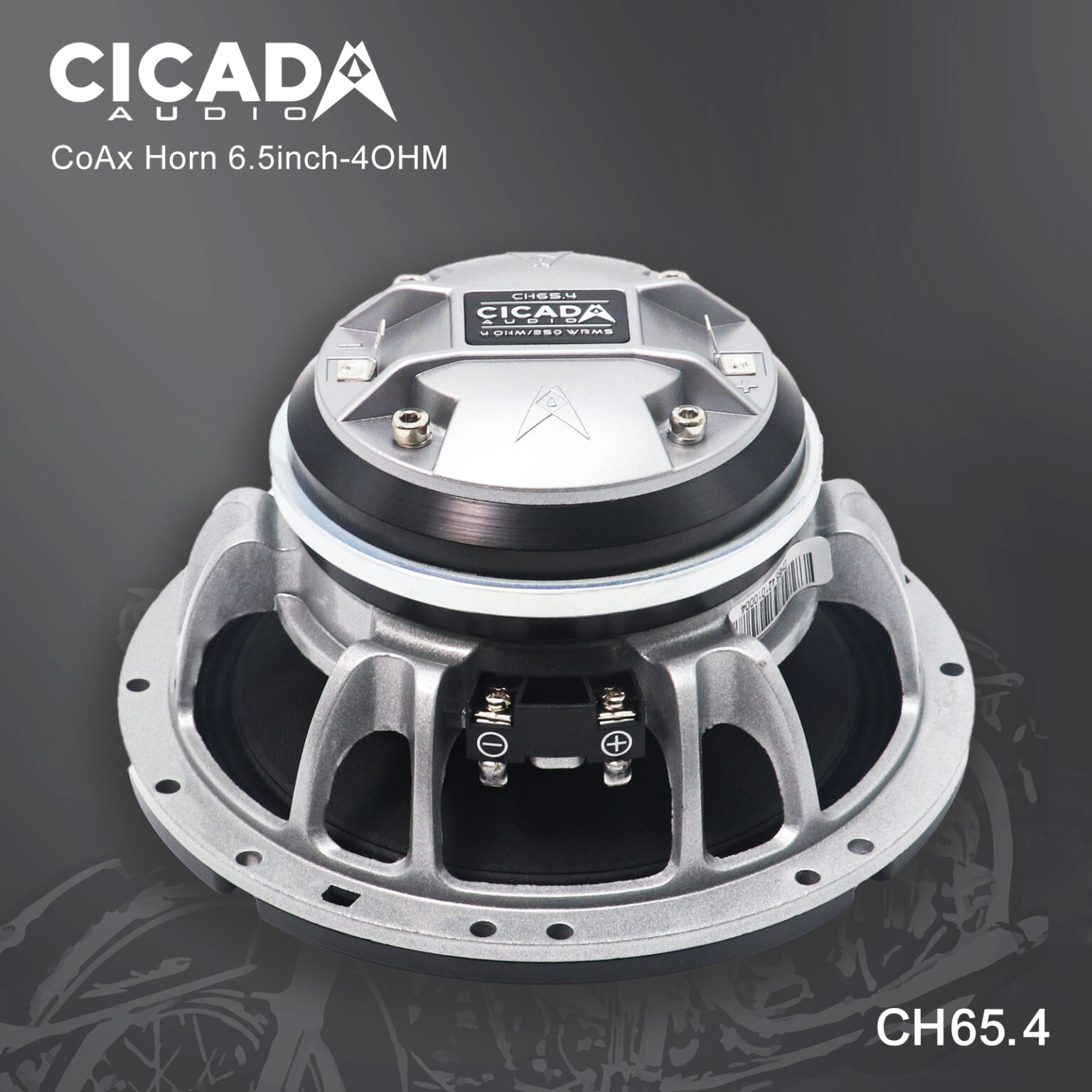 Cicada Audio CH65.4 6.5″ CoaxHorn Speakers Extreme Motorcycle Audio
