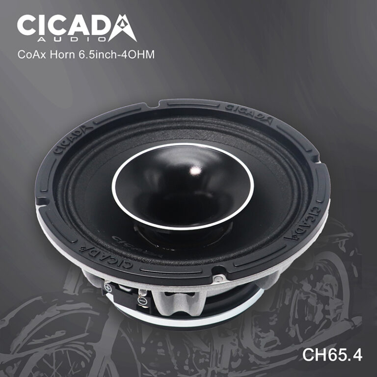 Cicada Audio CH65.4 6.5″ CoaxHorn Speakers Extreme Motorcycle Audio