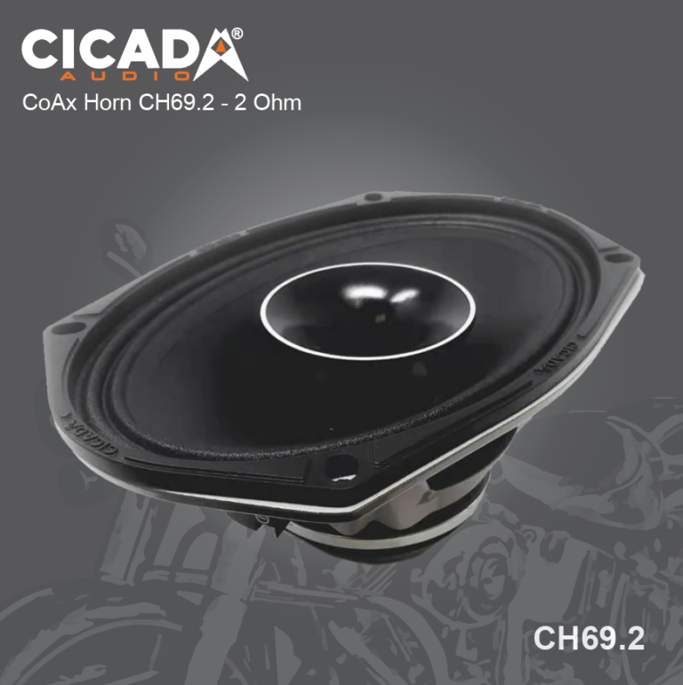 Cicada Audio CH69.2 6×9 CoaxHorn Speakers Extreme Motorcycle Audio